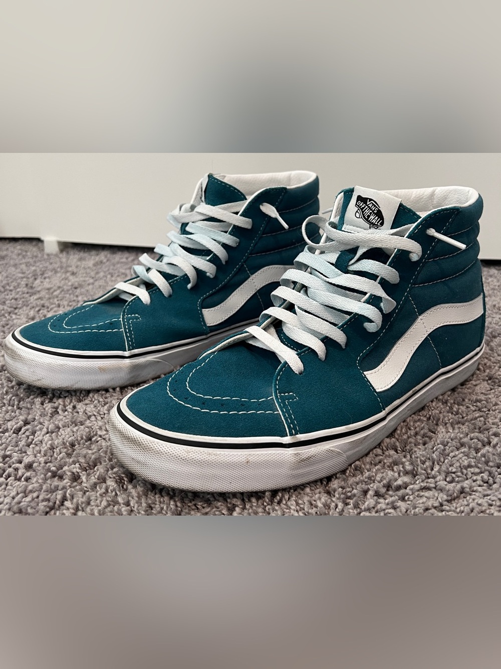 Vans Teal Suede High-Tops